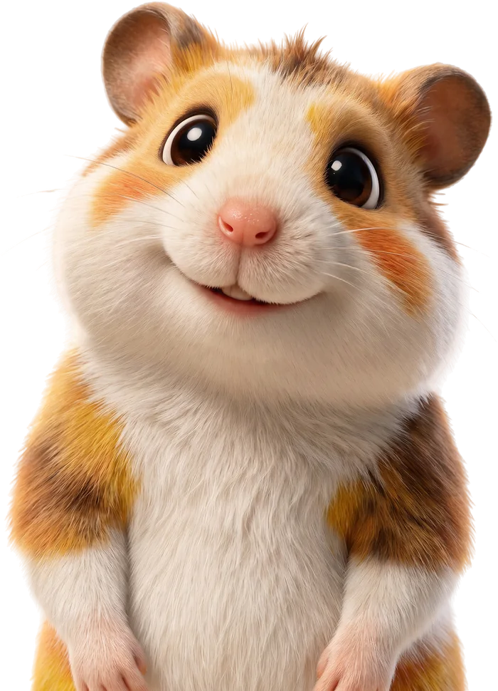 Hammy, head and shoulders